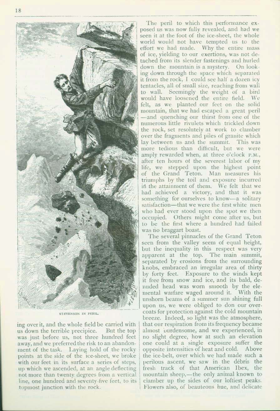THE ASCENT OF MOUNT HAYDEN, GRAND TETON, 1872: a new chapter of Western Discovery. vist0066h